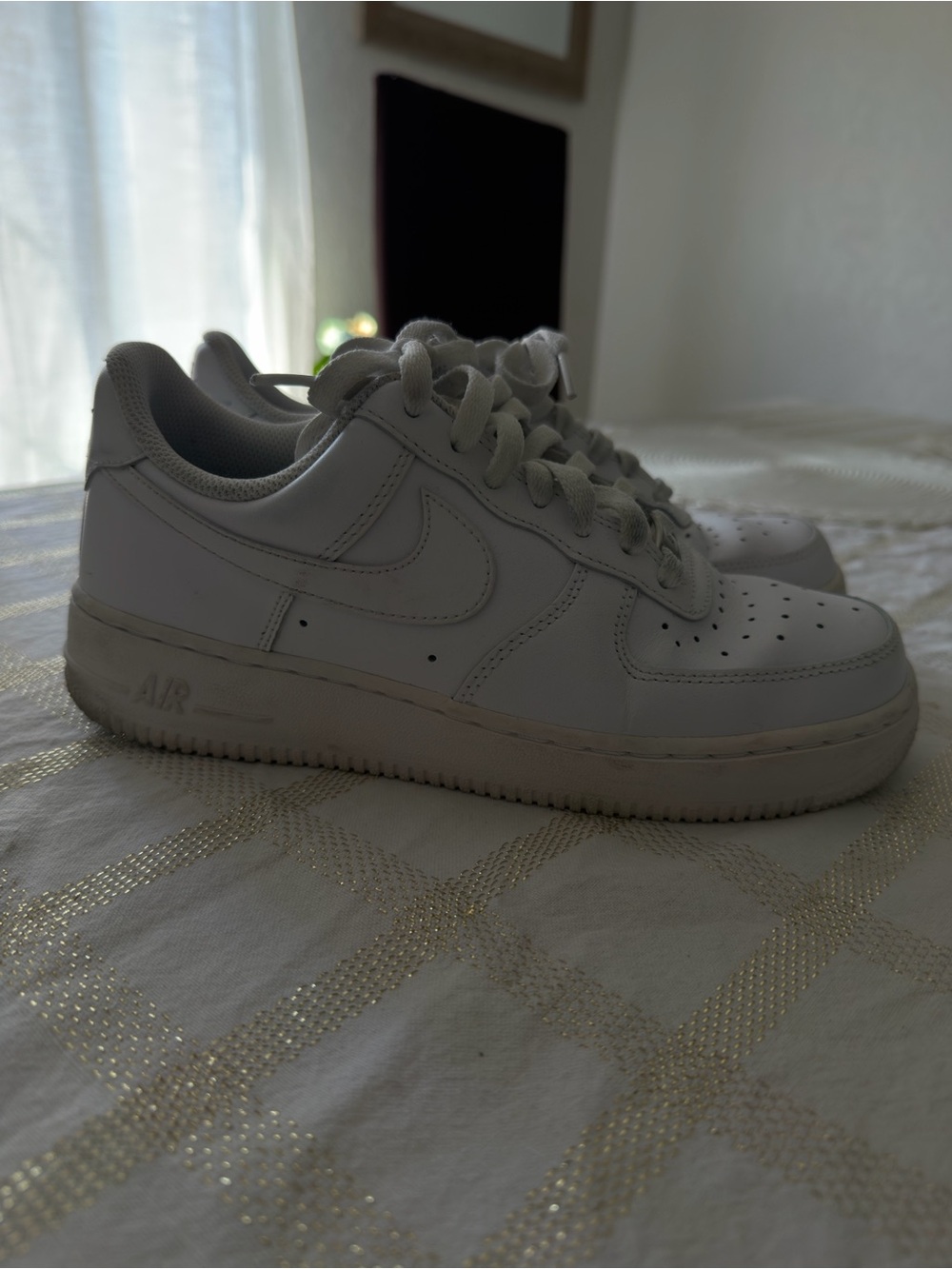 Nike Air Force White Low-Top Sneakers